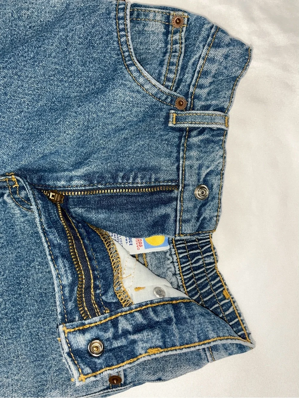 Gymboree 2001 Kids Classic Blue Denim Vintage Jeans Size 5 Years Y2K